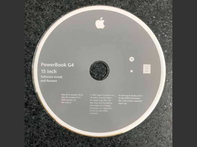 Apple powerbook g4 factory reset